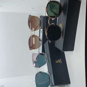 NWT 3 PAIR WOMEN'S SOJOS SUNGLASSES